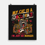 Rockstar Cat Manager-None-Matte-Poster-Studio Mootant