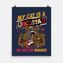Rockstar Cat Manager-None-Matte-Poster-Studio Mootant