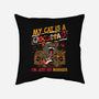 Rockstar Cat Manager-None-Removable Cover w Insert-Throw Pillow-Studio Mootant