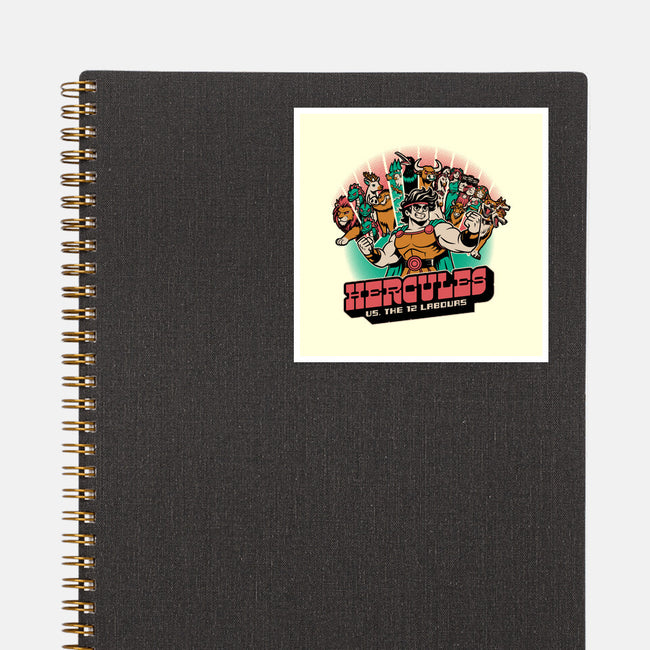 Labours Of Hercules-None-Glossy-Sticker-Studio Mootant