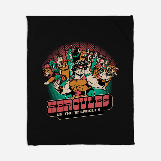 Labours Of Hercules-None-Fleece-Blanket-Studio Mootant