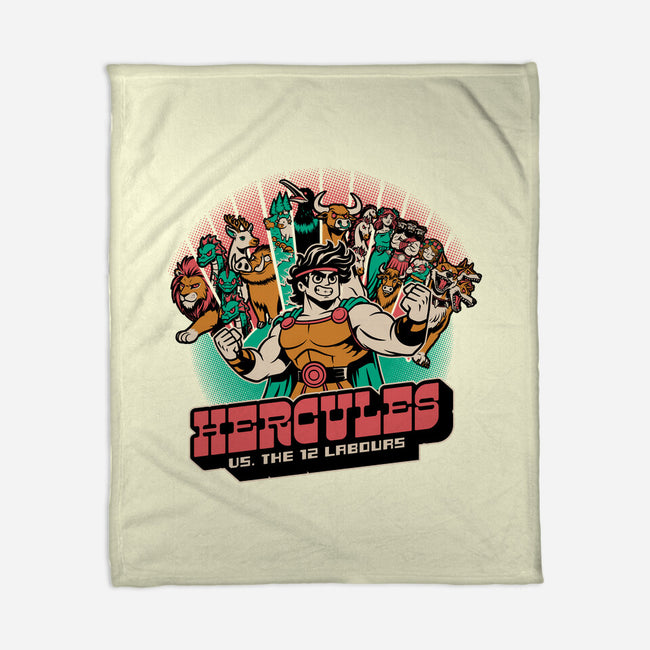 Labours Of Hercules-None-Fleece-Blanket-Studio Mootant