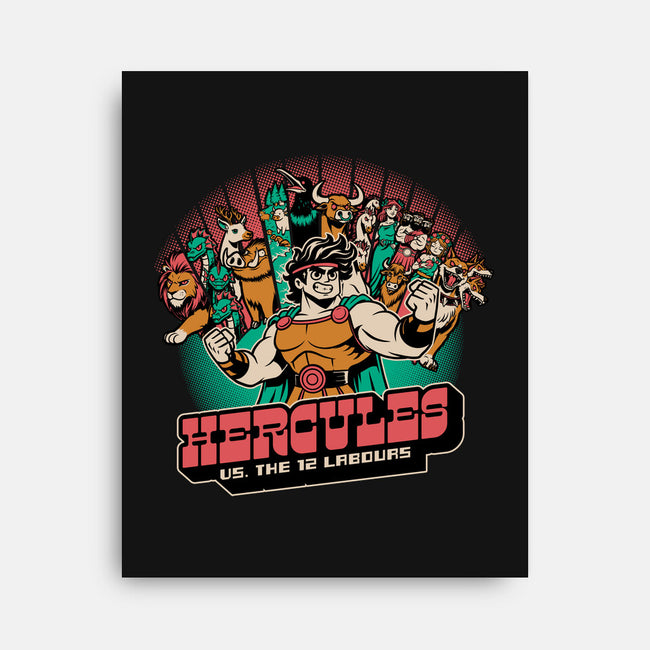 Labours Of Hercules-None-Stretched-Canvas-Studio Mootant