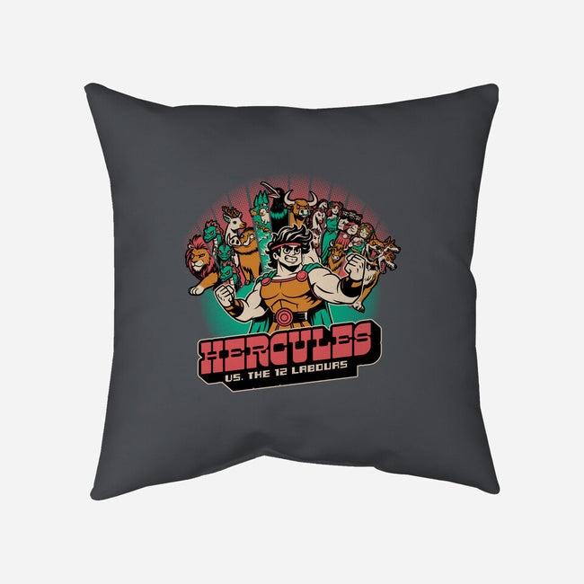 Labours Of Hercules-None-Removable Cover w Insert-Throw Pillow-Studio Mootant