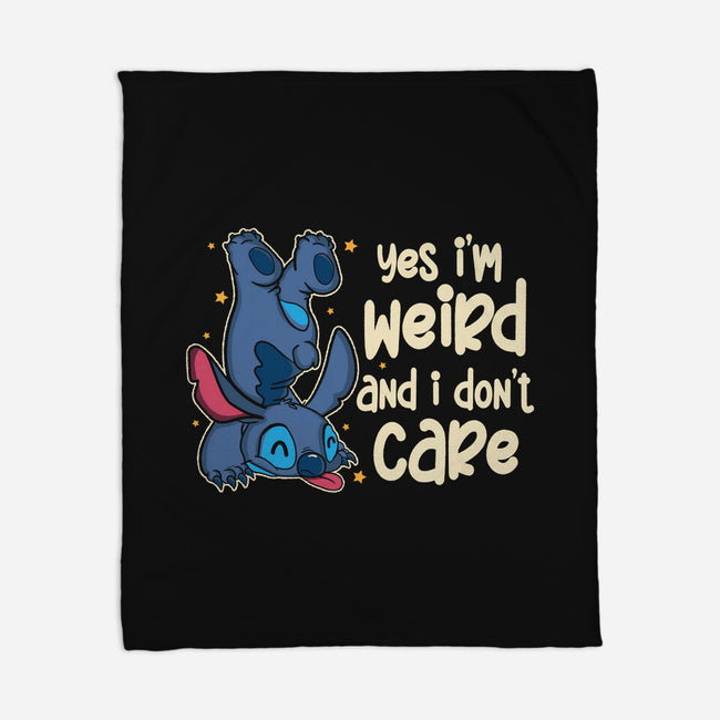 Yes I'm Weird-None-Fleece-Blanket-turborat14