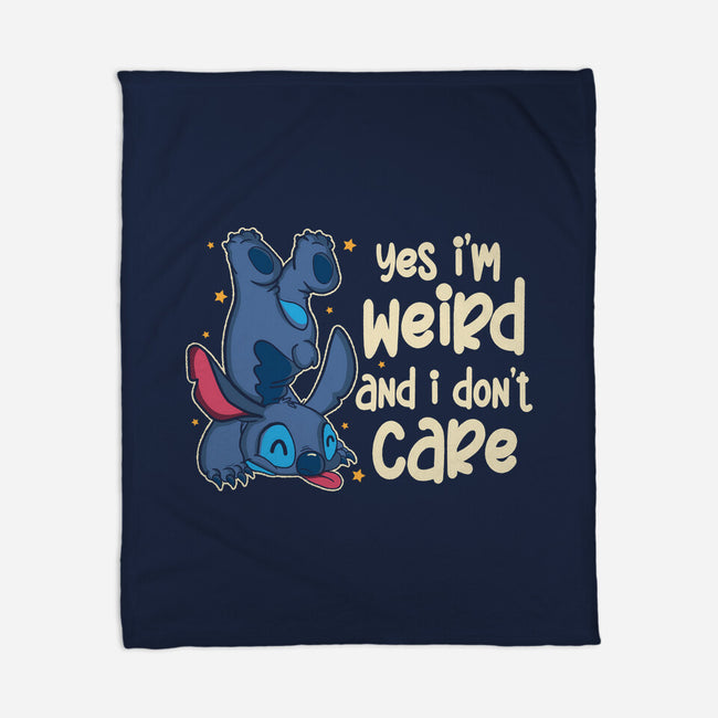 Yes I'm Weird-None-Fleece-Blanket-turborat14