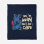 Yes I'm Weird-None-Fleece-Blanket-turborat14