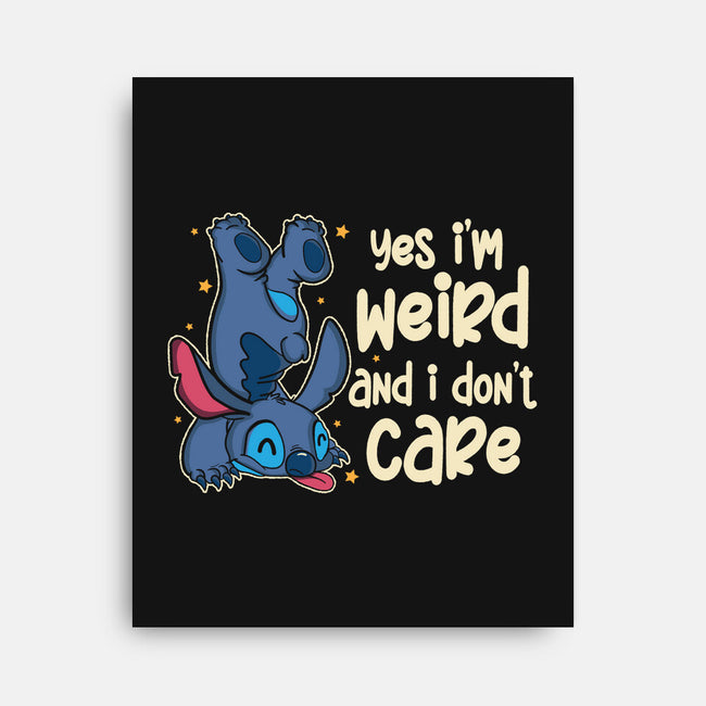 Yes I'm Weird-None-Stretched-Canvas-turborat14