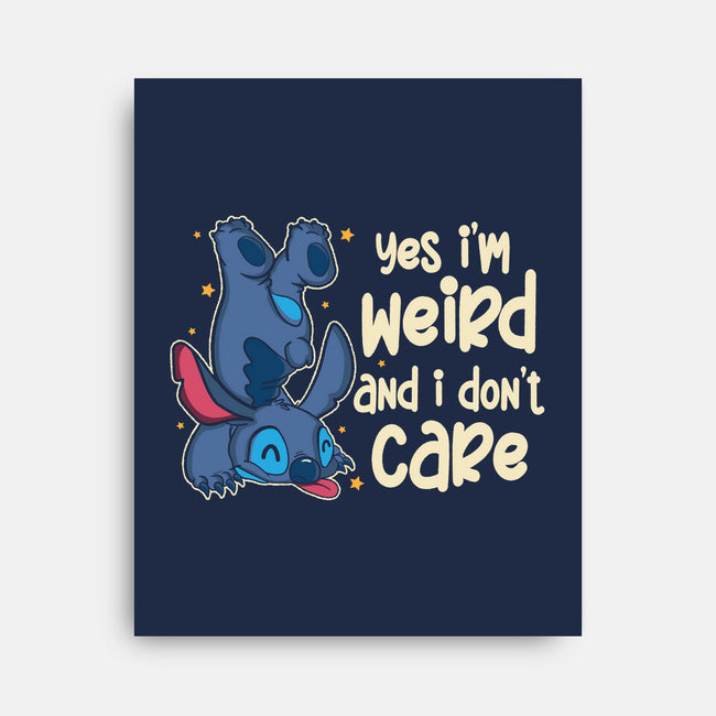Yes I'm Weird-None-Stretched-Canvas-turborat14