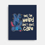 Yes I'm Weird-None-Stretched-Canvas-turborat14
