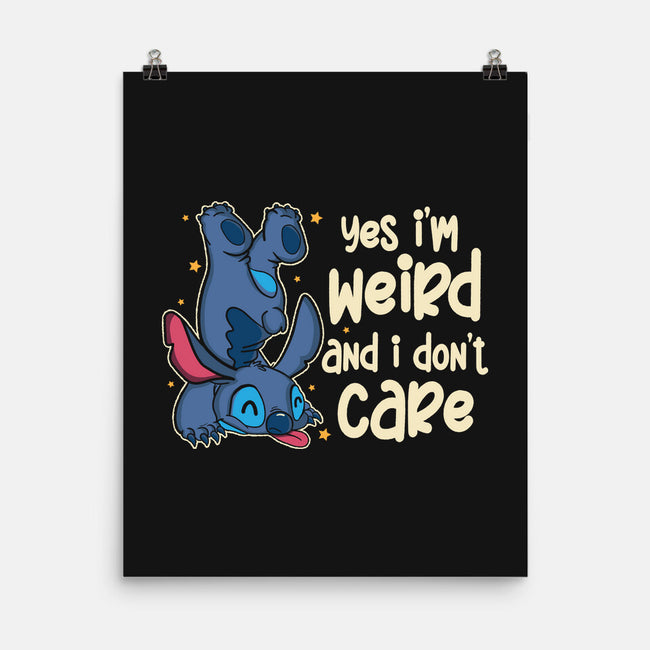 Yes I'm Weird-None-Matte-Poster-turborat14