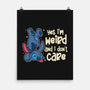 Yes I'm Weird-None-Matte-Poster-turborat14
