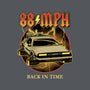 88 MPH Back In Time-None-Polyester-Shower Curtain-retrodivision