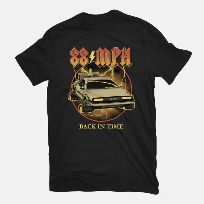 88 MPH Back In Time-Mens-Basic-Tee-retrodivision