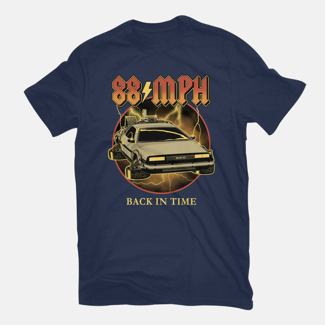88 MPH Back In Time-Mens-Basic-Tee-retrodivision