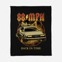 88 MPH Back In Time-None-Fleece-Blanket-retrodivision