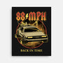 88 MPH Back In Time-None-Stretched-Canvas-retrodivision