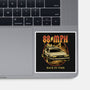 88 MPH Back In Time-None-Glossy-Sticker-retrodivision