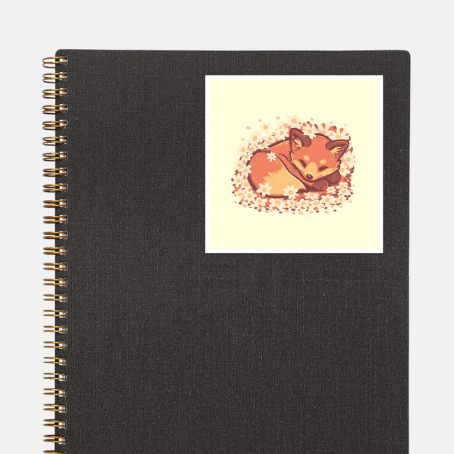 Daisy Spring Fox-None-Glossy-Sticker-TechraNova