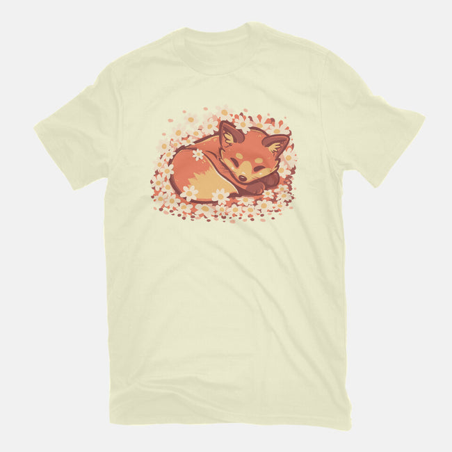 Daisy Spring Fox-Mens-Premium-Tee-TechraNova