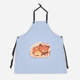 Daisy Spring Fox-Unisex-Kitchen-Apron-TechraNova