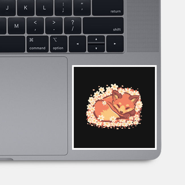 Daisy Spring Fox-None-Glossy-Sticker-TechraNova