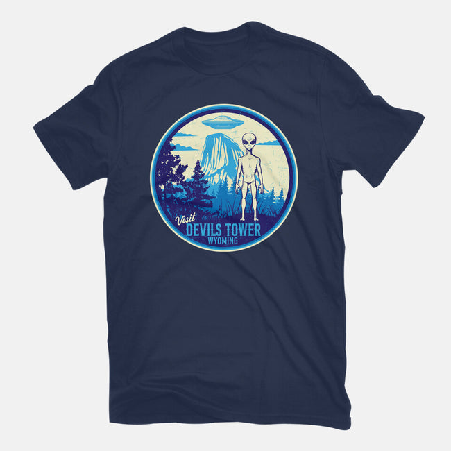 Visit Devils Tower-Youth-Basic-Tee-CarloJ1956