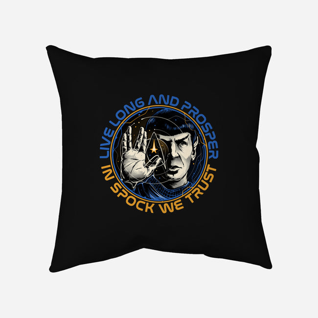 In Spock We Trust-None-Removable Cover w Insert-Throw Pillow-momma_gorilla