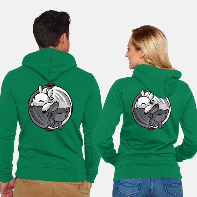 Dragon Circle-Unisex-Zip-Up-Sweatshirt-erion_designs