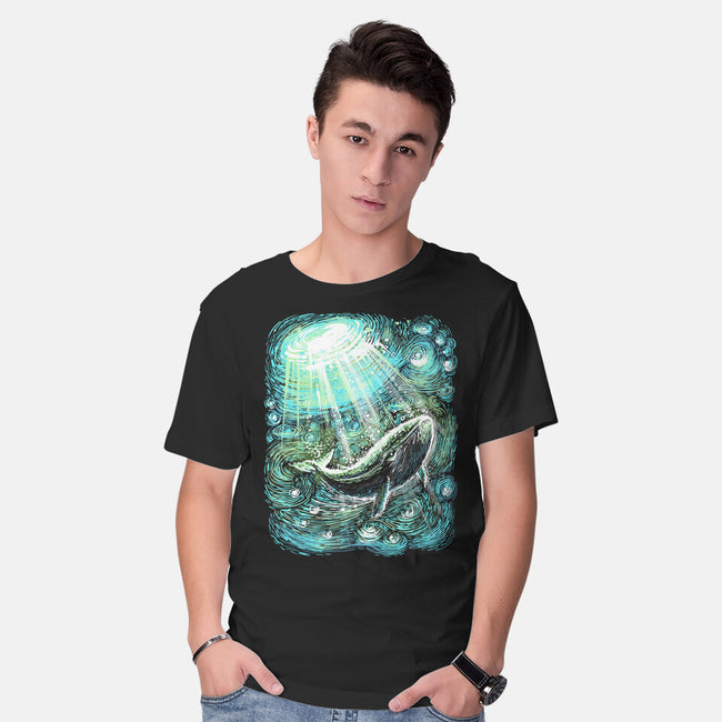 Starry Whale-Mens-Basic-Tee-zascanauta
