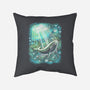 Starry Whale-None-Removable Cover w Insert-Throw Pillow-zascanauta