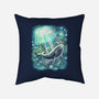 Starry Whale-None-Removable Cover w Insert-Throw Pillow-zascanauta