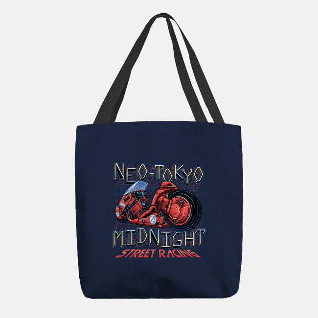 Neo Tokyo Midnight-None-Basic Tote-Bag-momma_gorilla