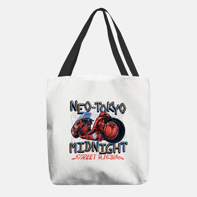 Neo Tokyo Midnight-None-Basic Tote-Bag-momma_gorilla