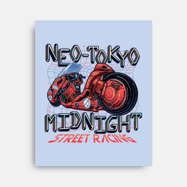 Neo Tokyo Midnight-None-Stretched-Canvas-momma_gorilla