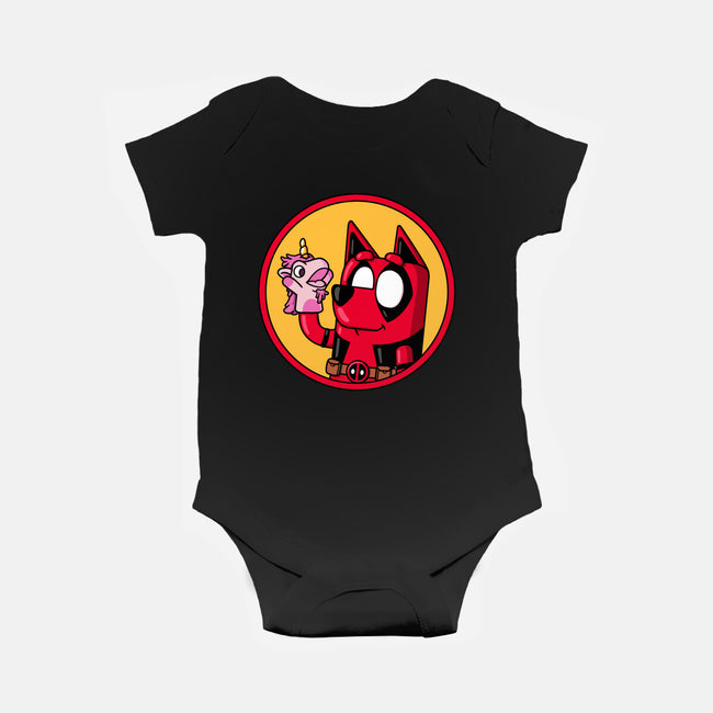 Dadpool-Baby-Basic-Onesie-Raffiti