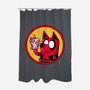 Dadpool-None-Polyester-Shower Curtain-Raffiti