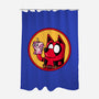 Dadpool-None-Polyester-Shower Curtain-Raffiti