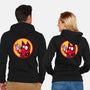 Dadpool-Unisex-Zip-Up-Sweatshirt-Raffiti