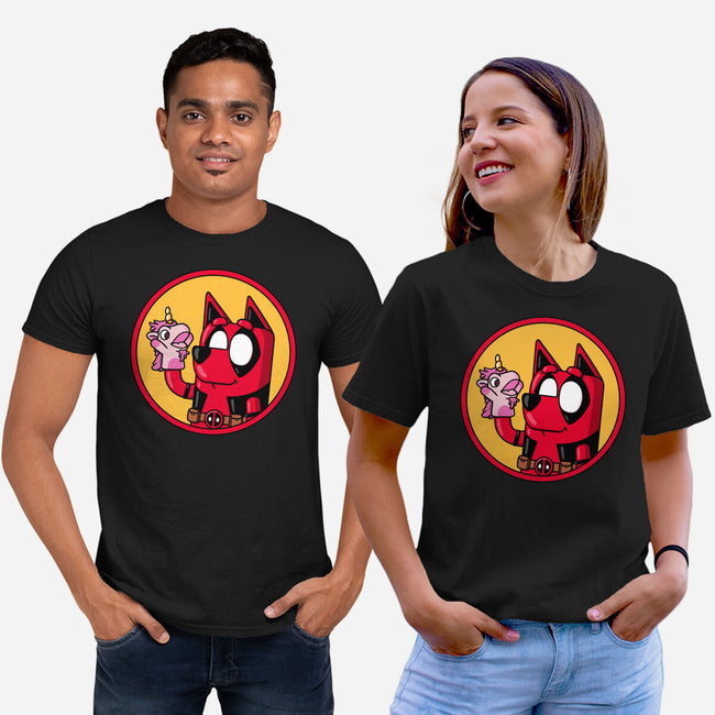 Dadpool-Unisex-Basic-Tee-Raffiti