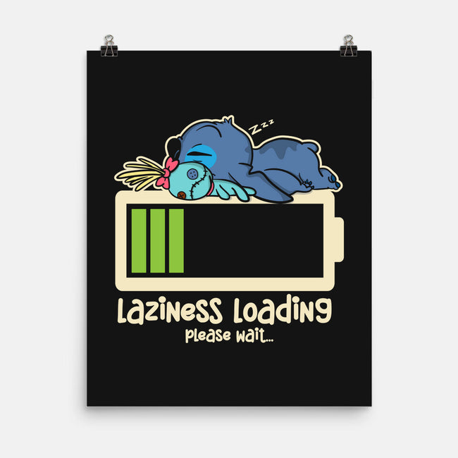 Laziness Loading-None-Matte-Poster-turborat14