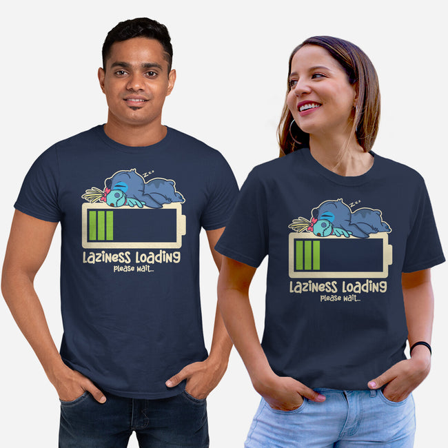 Laziness Loading-Unisex-Basic-Tee-turborat14