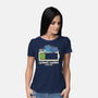 Laziness Loading-Womens-Basic-Tee-turborat14