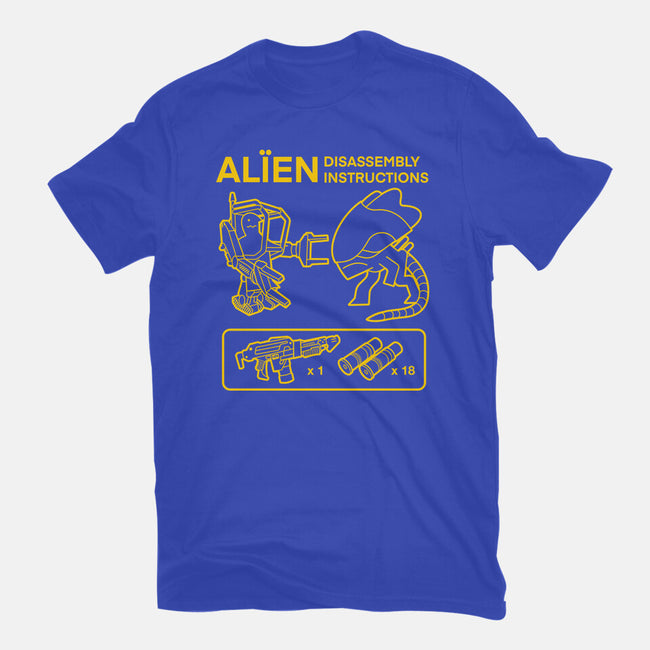 Alien Disassembly-Mens-Basic-Tee-Jorgetiradoart