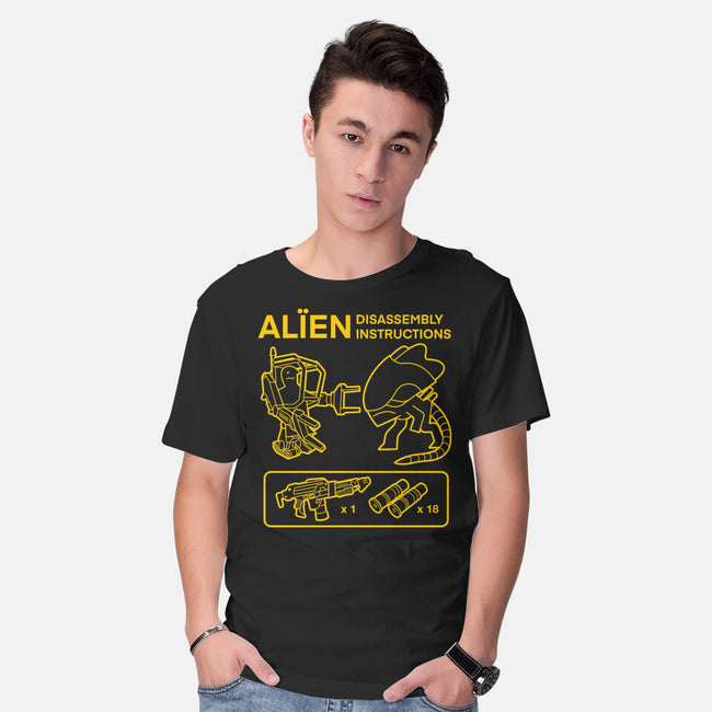 Alien Disassembly-Mens-Basic-Tee-Jorgetiradoart