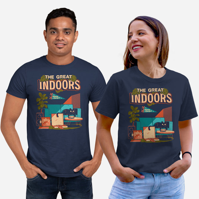 The Great Indoors-Unisex-Basic-Tee-Jorgetiradoart