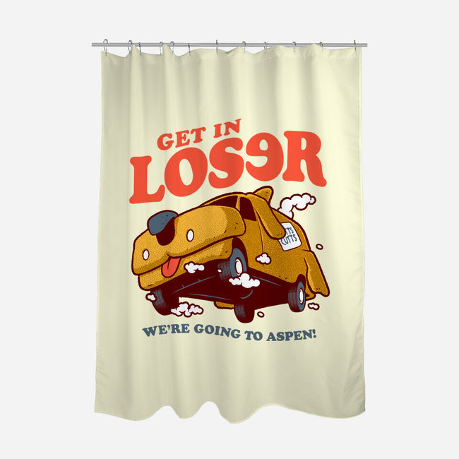 Get In Loser We're Going To Aspen-None-Polyester-Shower Curtain-Jorgetiradoart
