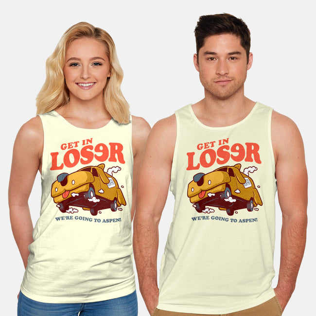Get In Loser We're Going To Aspen-Unisex-Basic-Tank-Jorgetiradoart