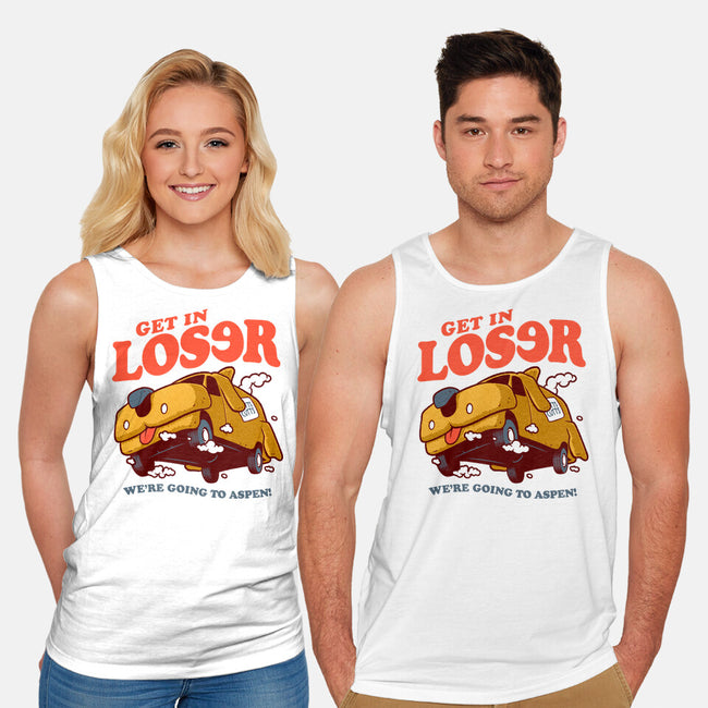 Get In Loser We're Going To Aspen-Unisex-Basic-Tank-Jorgetiradoart