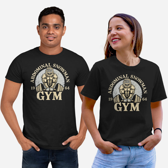 Abdominal Snowman Gym-Unisex-Basic-Tee-kg07